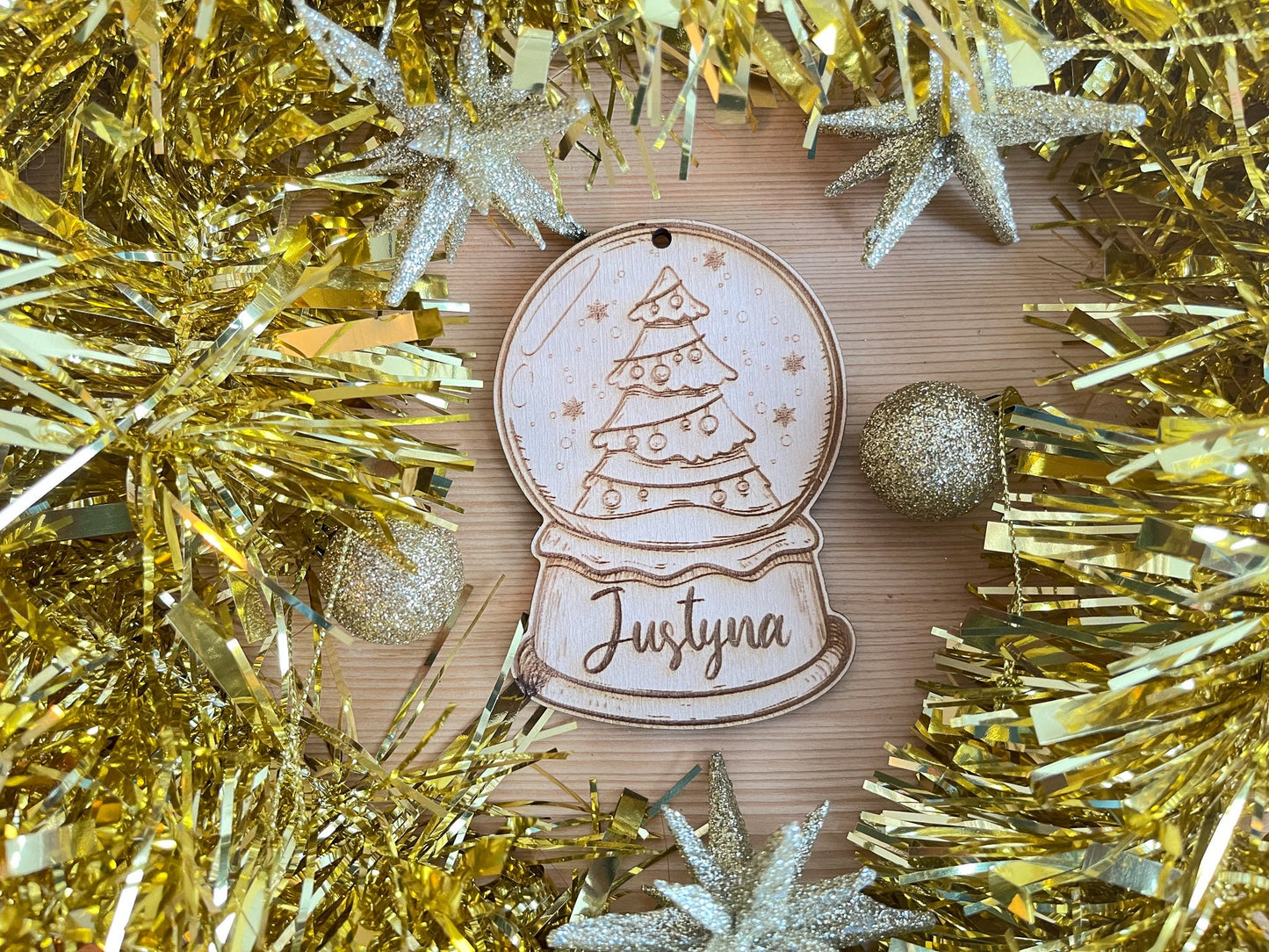 Personalized Christmas ornament | Personalised Christmas bauble | name wooden Christmas ornament | wooden Christmas