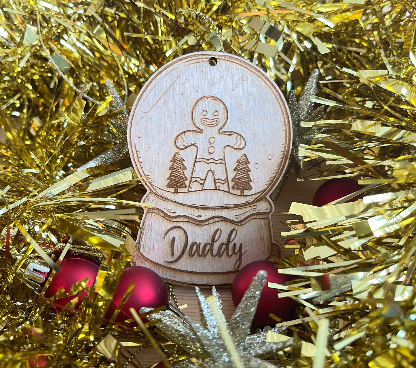 Personalized Christmas ornament | Personalised Christmas bauble | name wooden Christmas ornament | wooden Christmas
