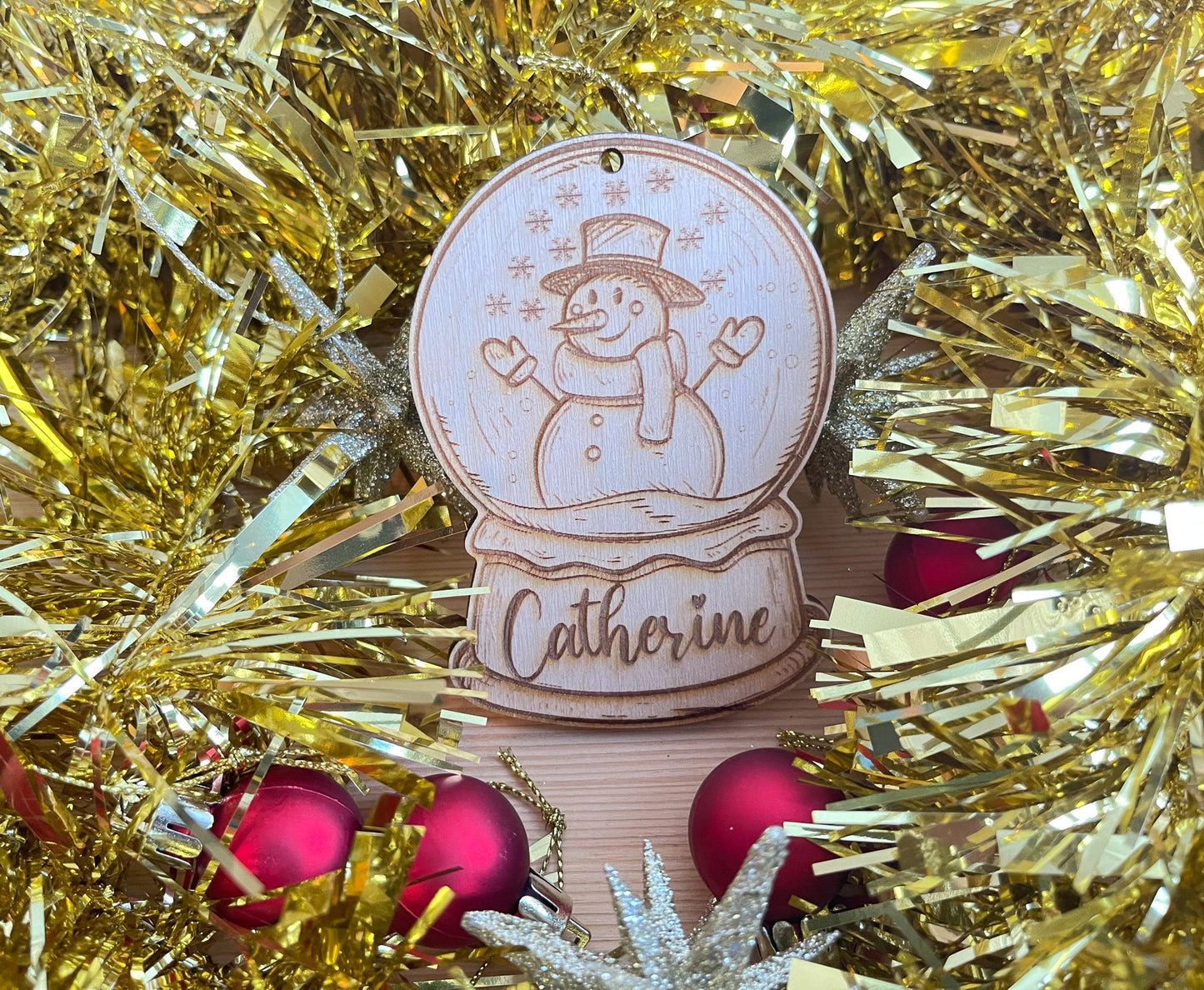 Personalized Christmas ornament | Personalised Christmas bauble | name wooden Christmas ornament | wooden Christmas