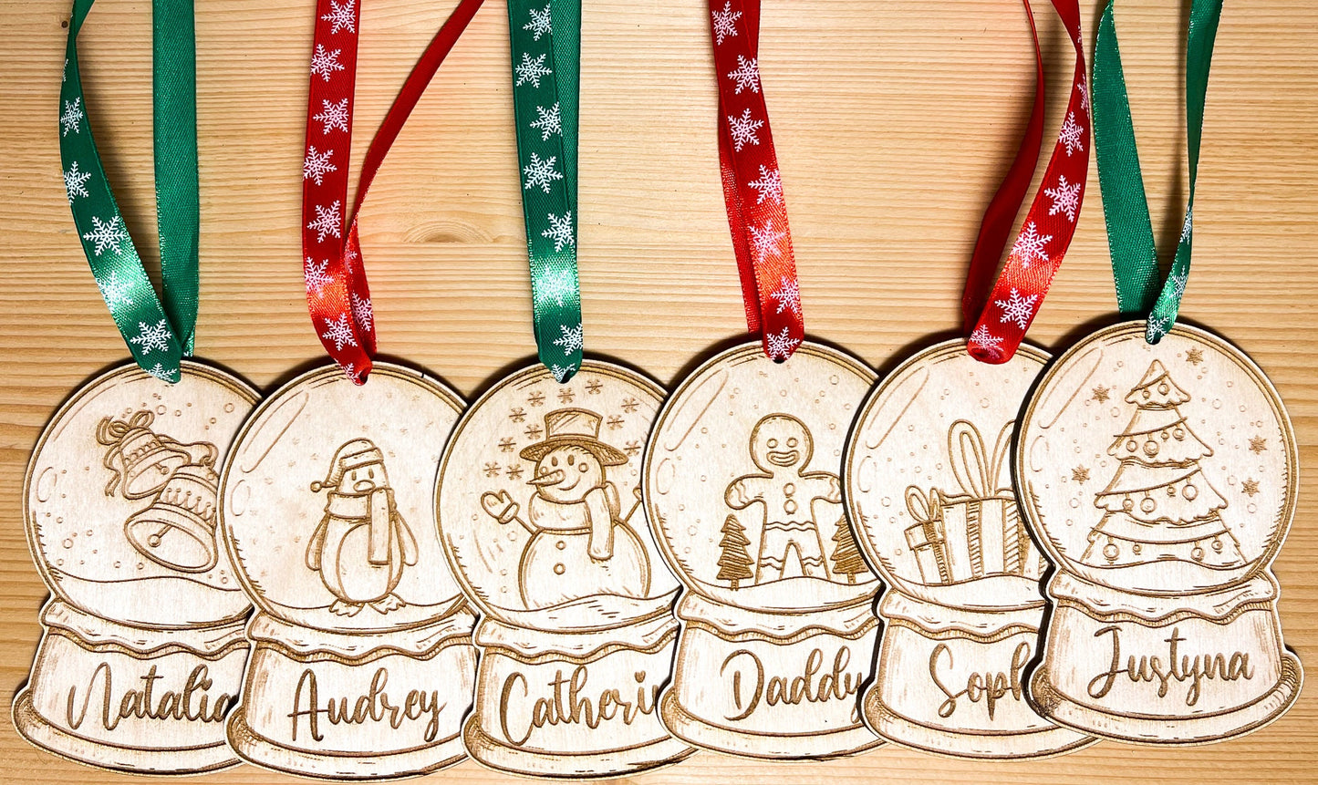 Personalized Christmas ornament | Personalised Christmas bauble | name wooden Christmas ornament | wooden Christmas