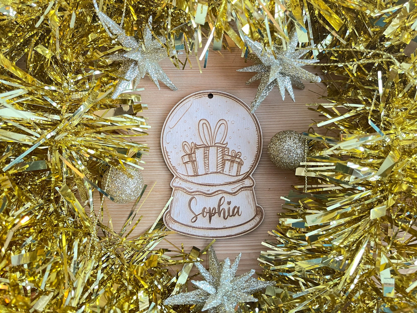 Personalized Christmas ornament | Personalised Christmas bauble | name wooden Christmas ornament | wooden Christmas