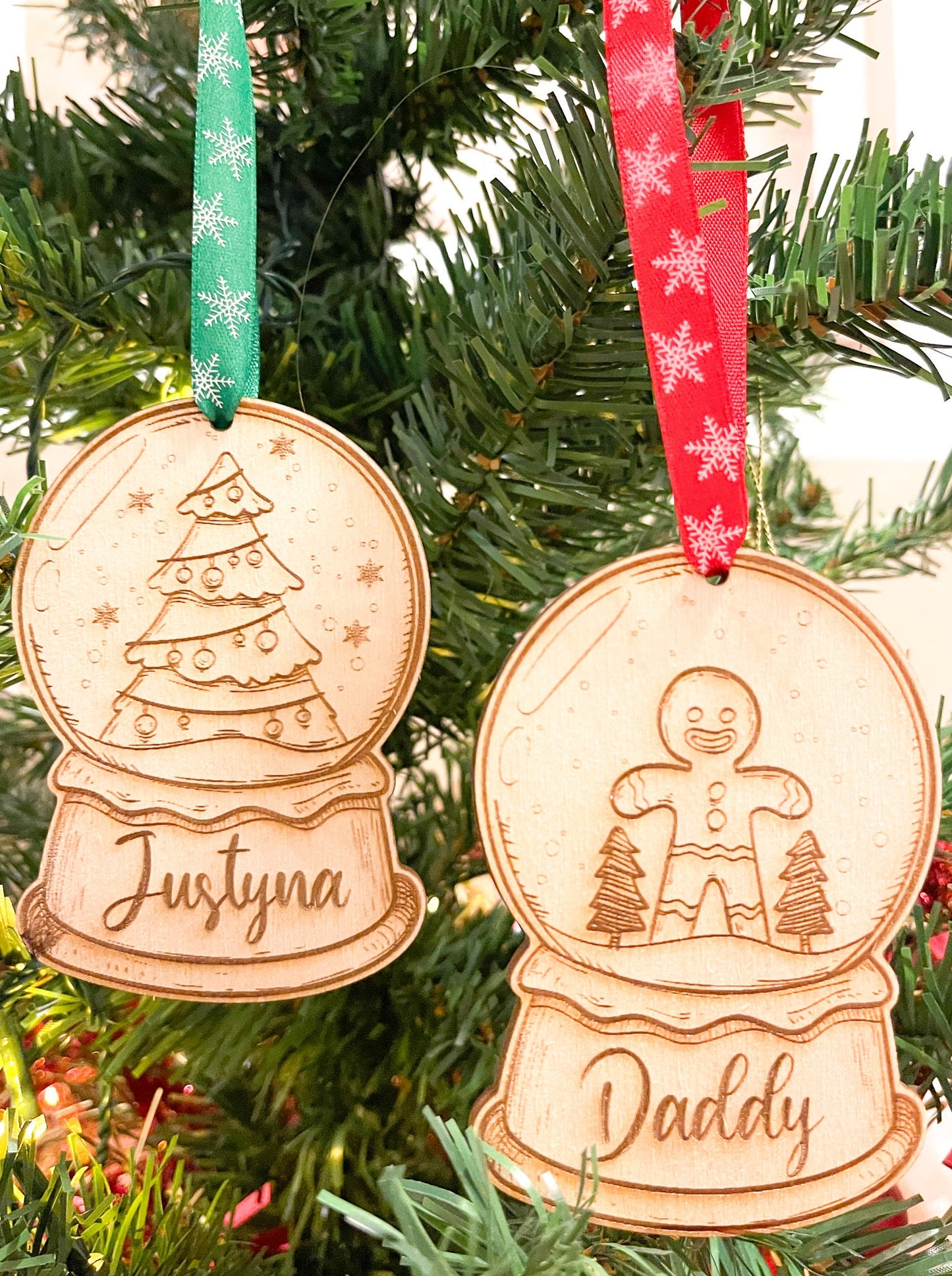 Personalized Christmas ornament | Personalised Christmas bauble | name wooden Christmas ornament | wooden Christmas