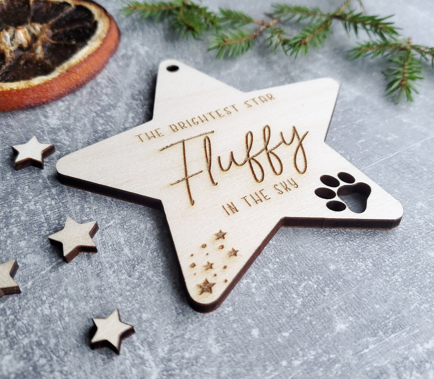 Personalised Pet Remembrance Memorial Bauble | Christmas Tree Pet Ornament | pet name | Christmas gift for your pet