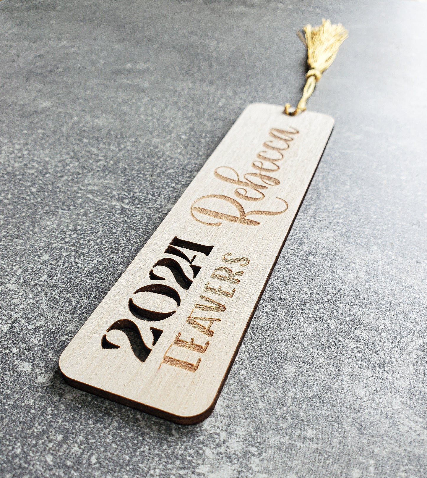 School Leaver Personalised Bookmark | Gift Teacher Pupil Student | Wooden Bookmark | Graduation Gift | Leavers 2025 | Class of 2025