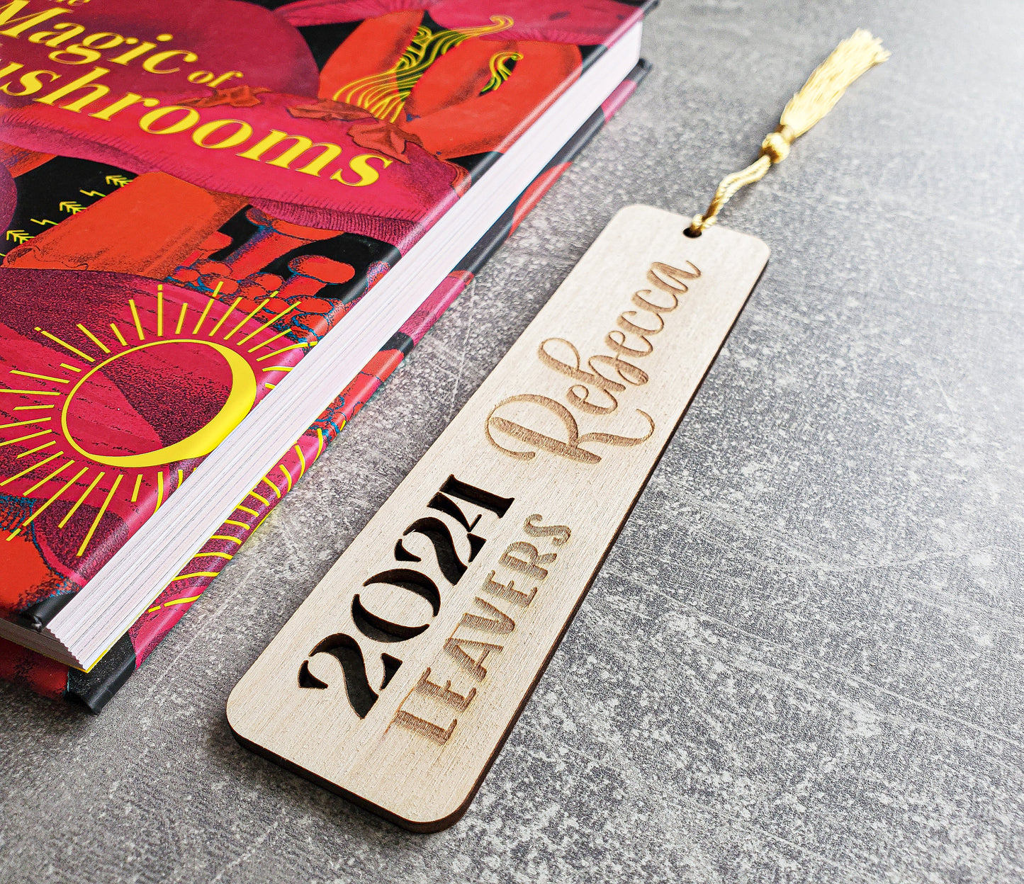 School Leaver Personalised Bookmark | Gift Teacher Pupil Student | Wooden Bookmark | Graduation Gift | Leavers 2025 | Class of 2025