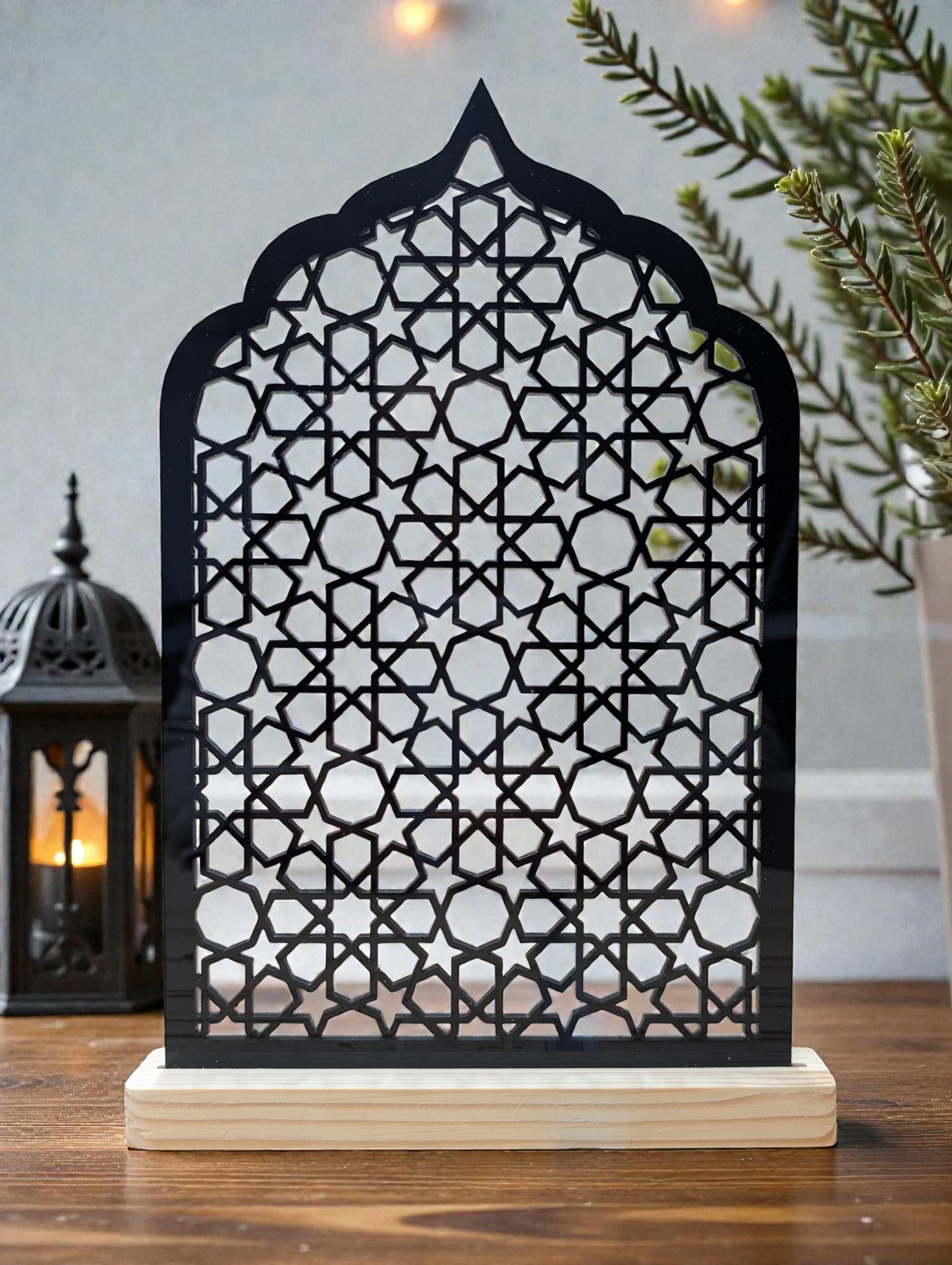 Recycled Acrylic Ramadan Arches | Eid Countdown Table Decoration | Eid celebration