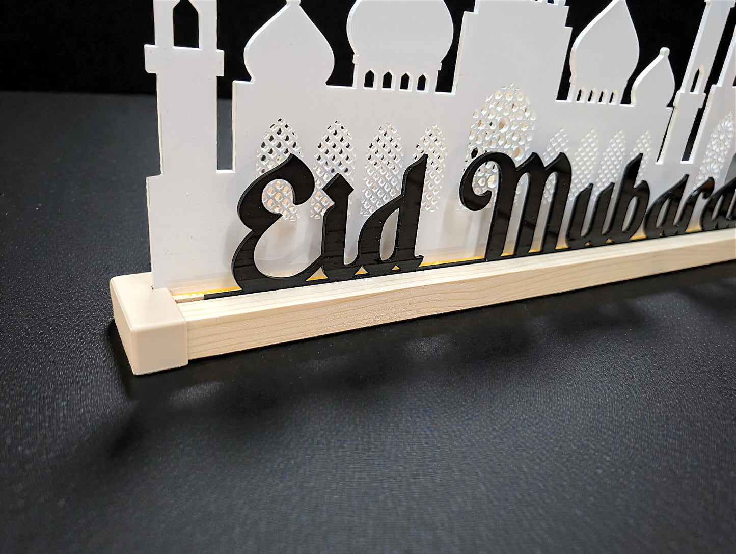 Eid decoration with LED light | Eid Decor | Ramadan Lamp | Eid Gift | Eid Celebration |Eid Table Stand Decoration Freestanding