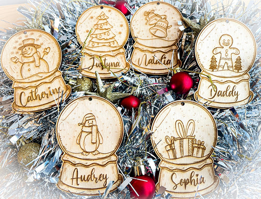 Personalized Christmas ornament | Personalised Christmas bauble | name wooden Christmas ornament | wooden Christmas