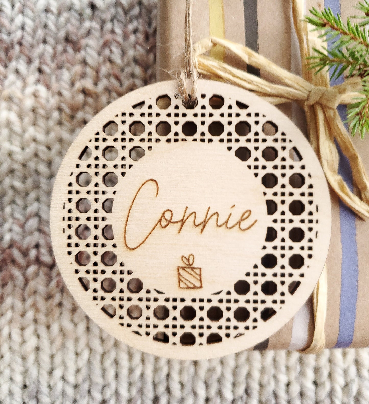 Personalised Christmas ornament | Christmas bauble with a name | My First Christmas | Christmas ornament for a baby | baby's first Christmas