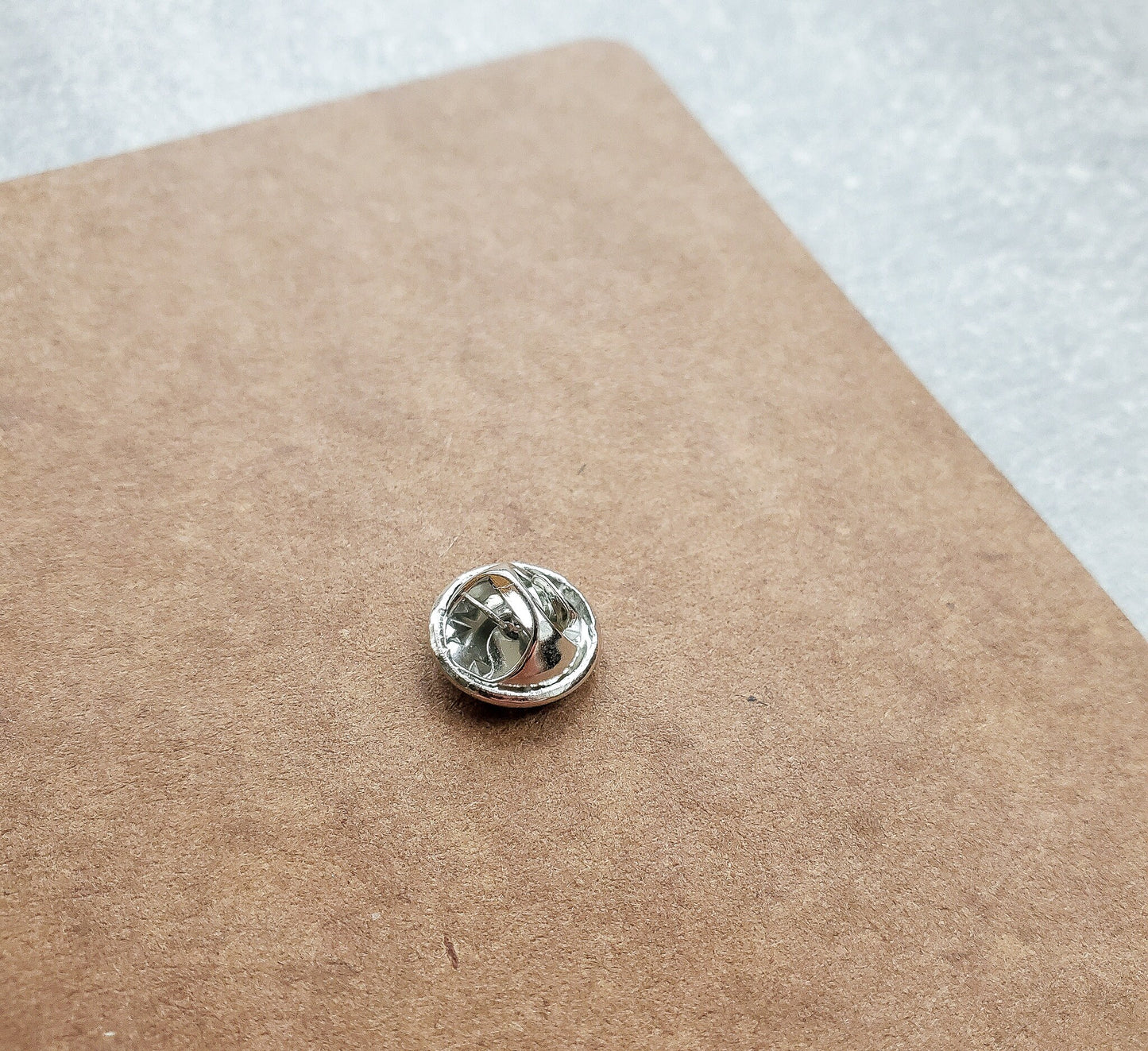 Wooden badge pin brooch with a personalised card | Personalised Birthday Card | Gift for Boyfriend or Girlfriend | Eco Friendly present