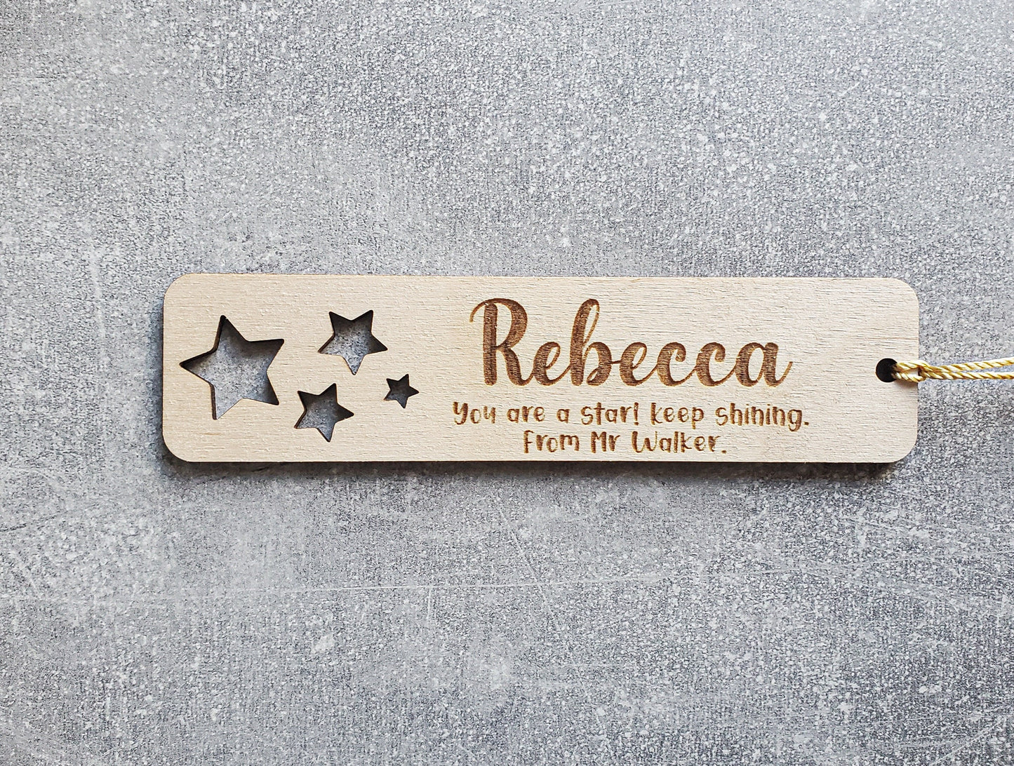 School Leaver Personalised Bookmark | Gift Teacher Pupil Student | Wooden Bookmark | Graduation Gift | Leavers 2025 | Class of 2025