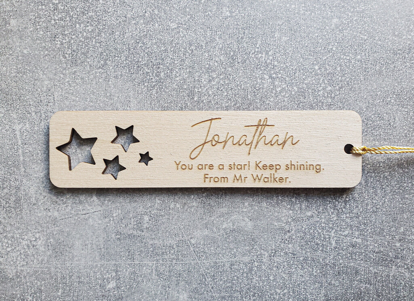 School Leaver Personalised Bookmark | Gift Teacher Pupil Student | Wooden Bookmark | Graduation Gift | Leavers 2025 | Class of 2025
