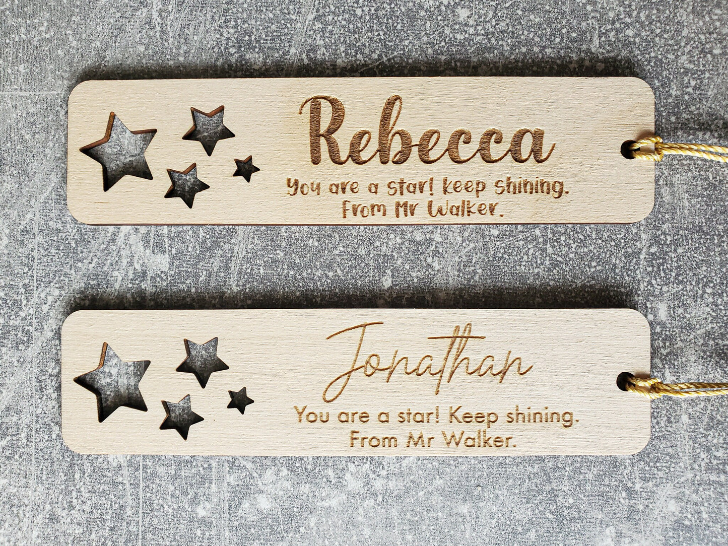 School Leaver Personalised Bookmark | Gift Teacher Pupil Student | Wooden Bookmark | Graduation Gift | Leavers 2025 | Class of 2025