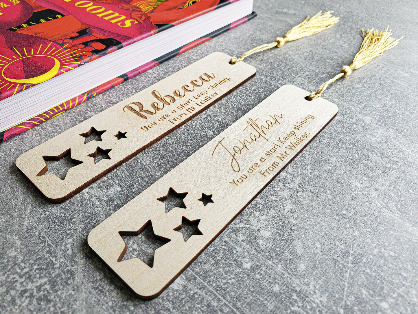 School Leaver Personalised Bookmark | Gift Teacher Pupil Student | Wooden Bookmark | Graduation Gift | Leavers 2025 | Class of 2025
