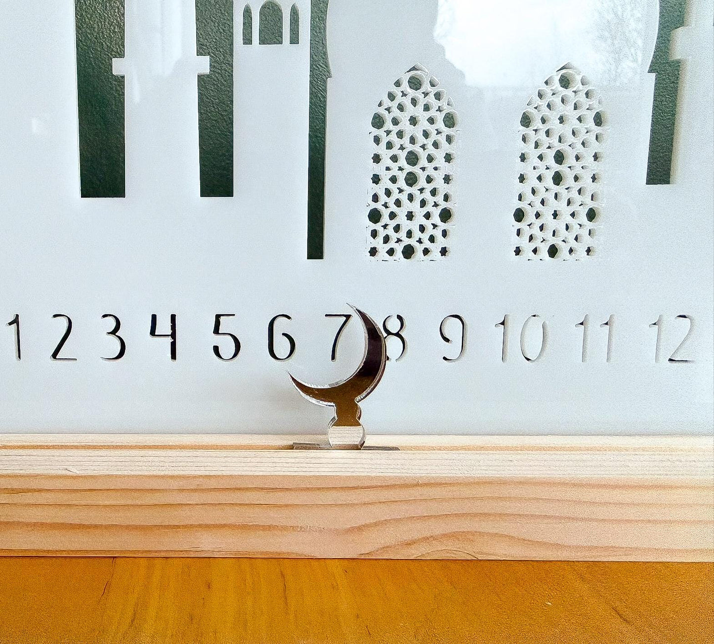 Ramadan Calendar: Eid Countdown Table Decoration, Recycled Acrylic