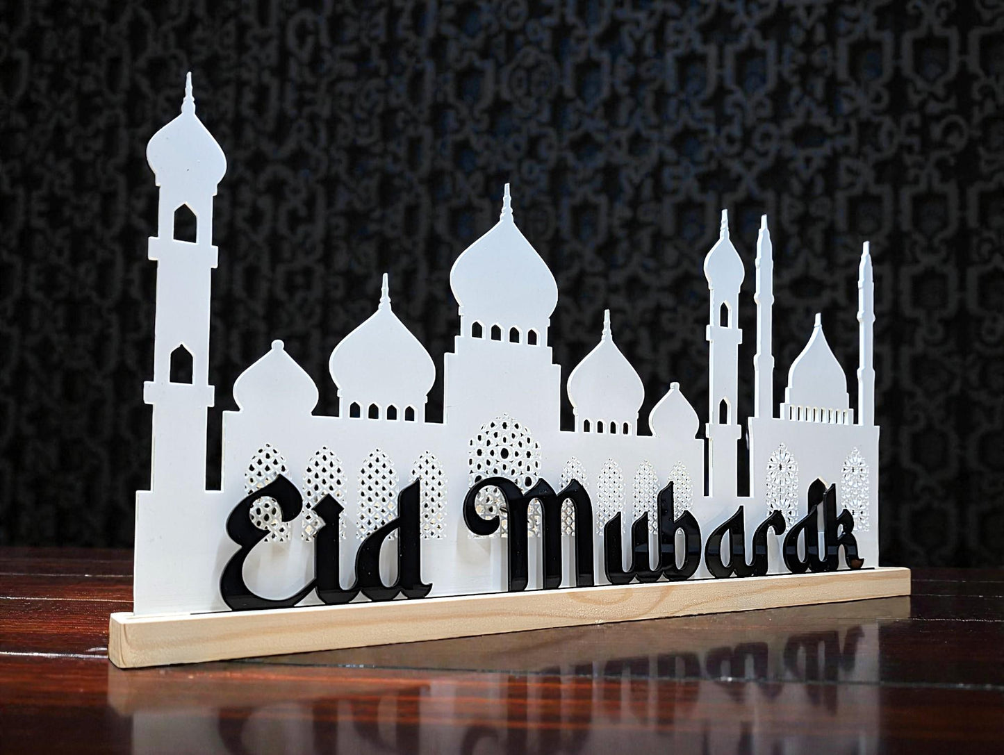 Eid Mubarak Table Decoration, Recycled Acrylic